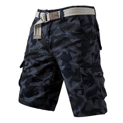 Men’s breathable casual shorts with functional utility pockets