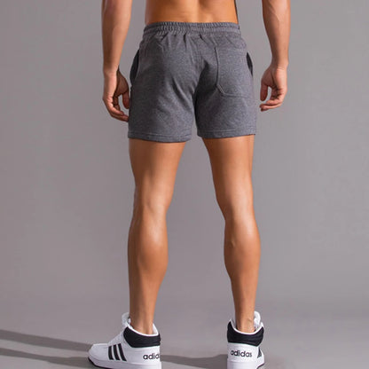 Men’s skinny-fit shorts in solid colors suitable for activewear