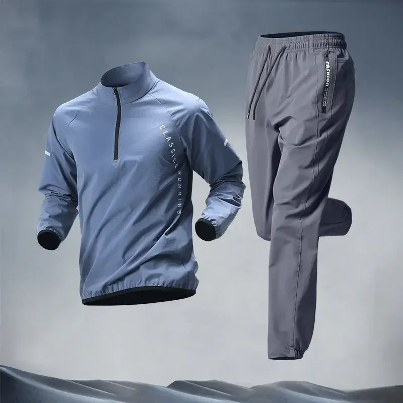 Senior-friendly casual tracksuit supporting comfort and movement during workouts