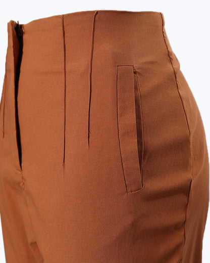 High Waist Slim Office Suit Pants