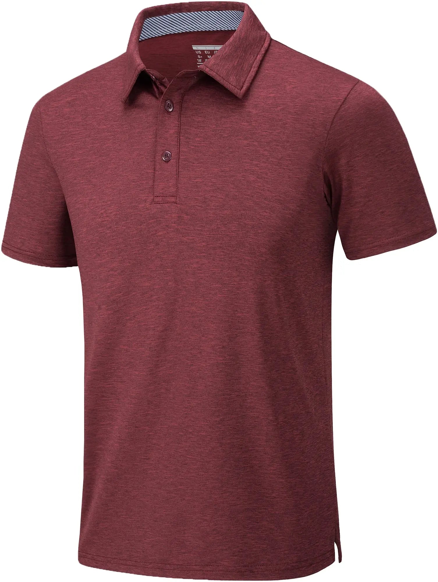Men’s summer polo shirt with breathable fabric for active seniors