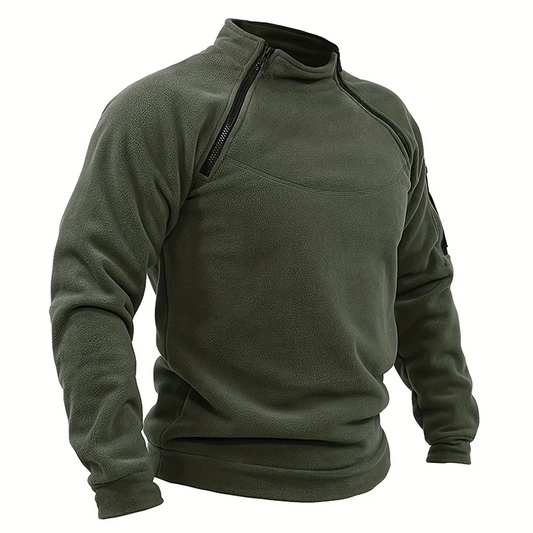 front View of Tactical Fleece Pullover