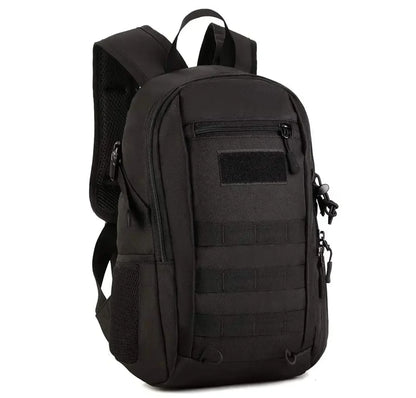 15L waterproof outdoor backpack with a solid pattern and classic style in black
