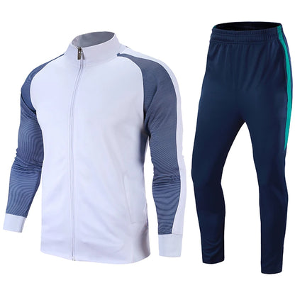 Men’s athletic tracksuit with adjustable waistband and streamlined fit.

