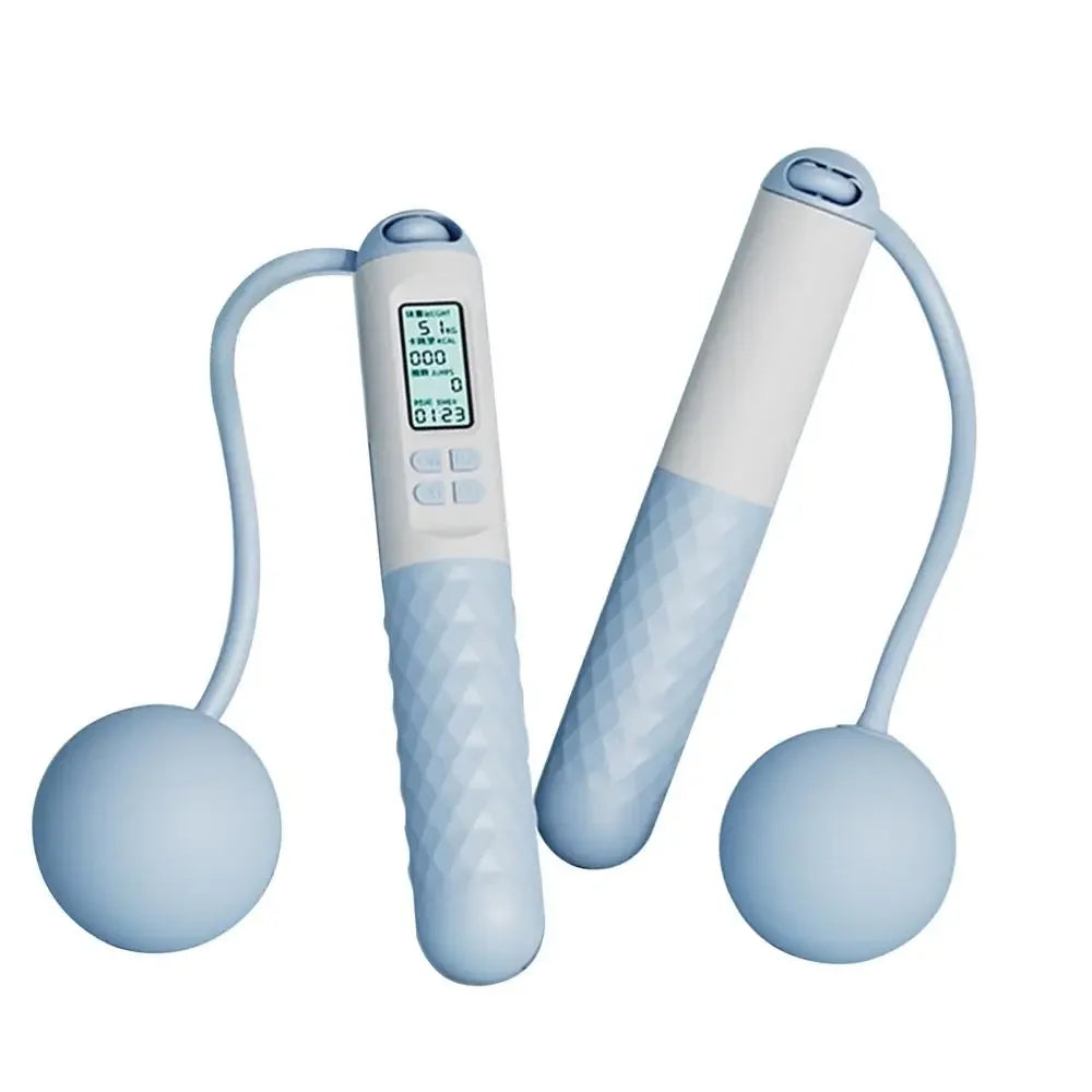 Compact and travel-friendly fitness rope with anti-slip grip.

